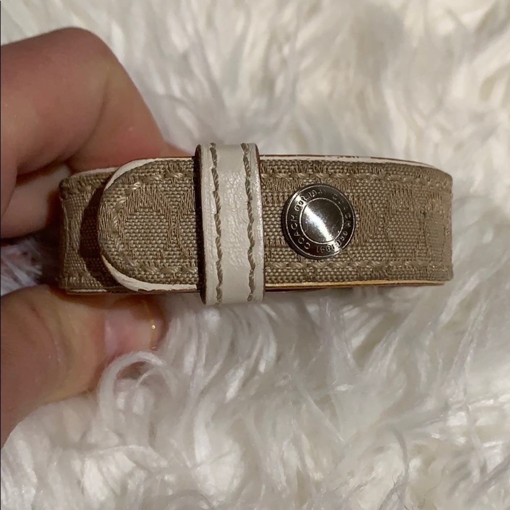 COACH snap bracelet